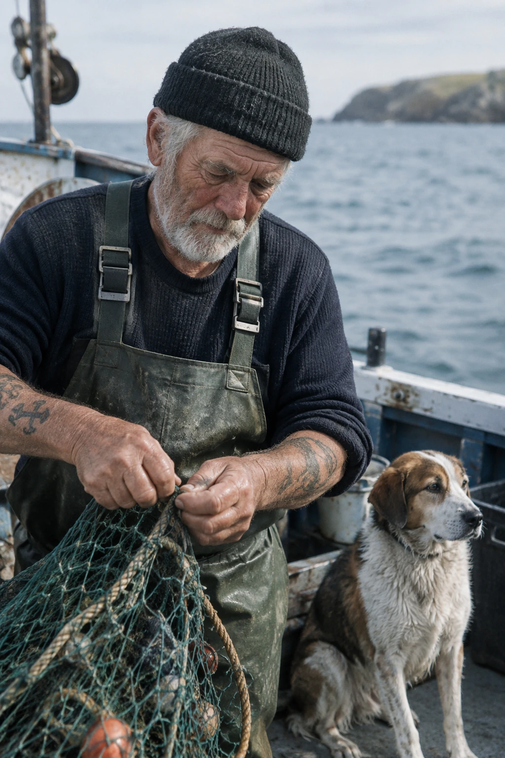 Photorealistic Candid Portrait of a Sailor