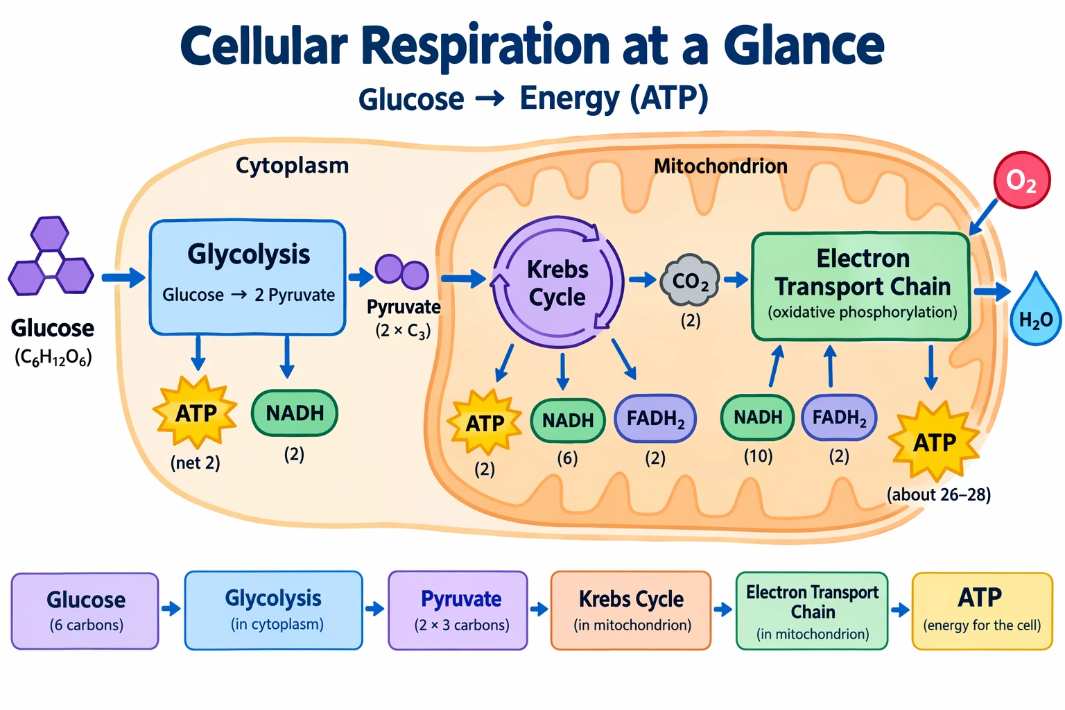 Cellular Respiration Classroom Diagram