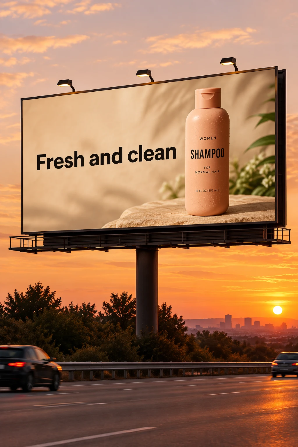 Billboard Mockup with Exact Headline