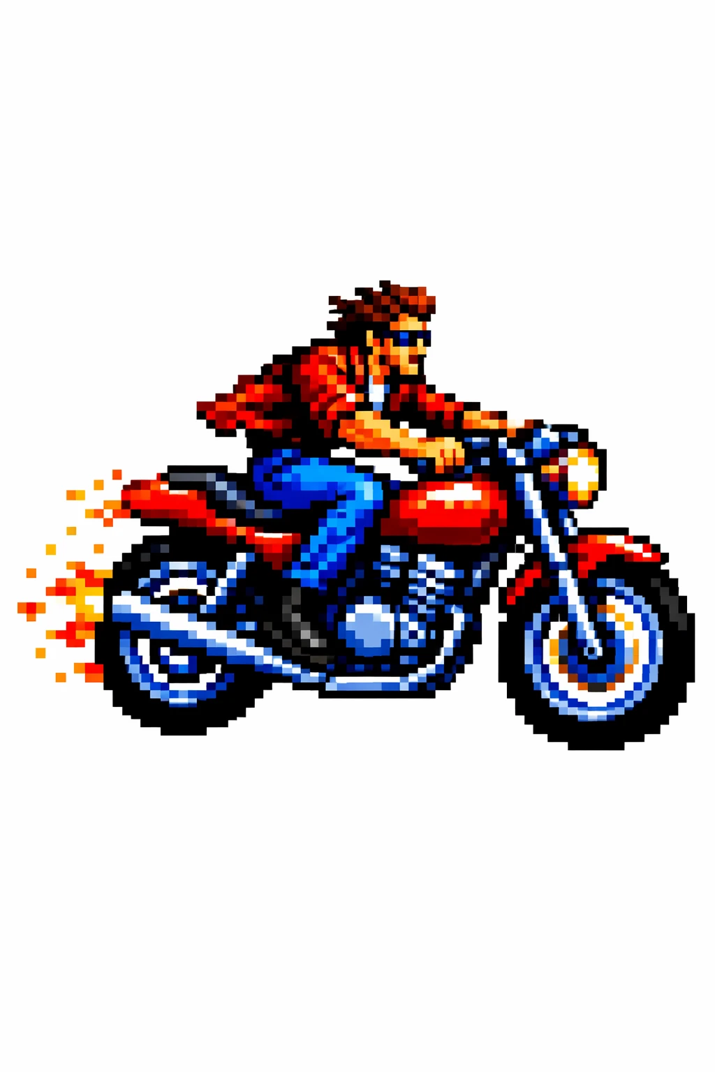 Style Transfer to a Motorcycle Rider