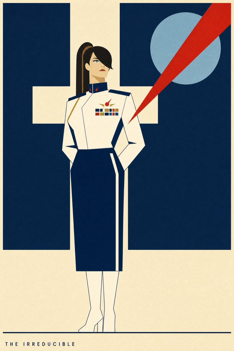 Portrait Of A Woman In Uniform