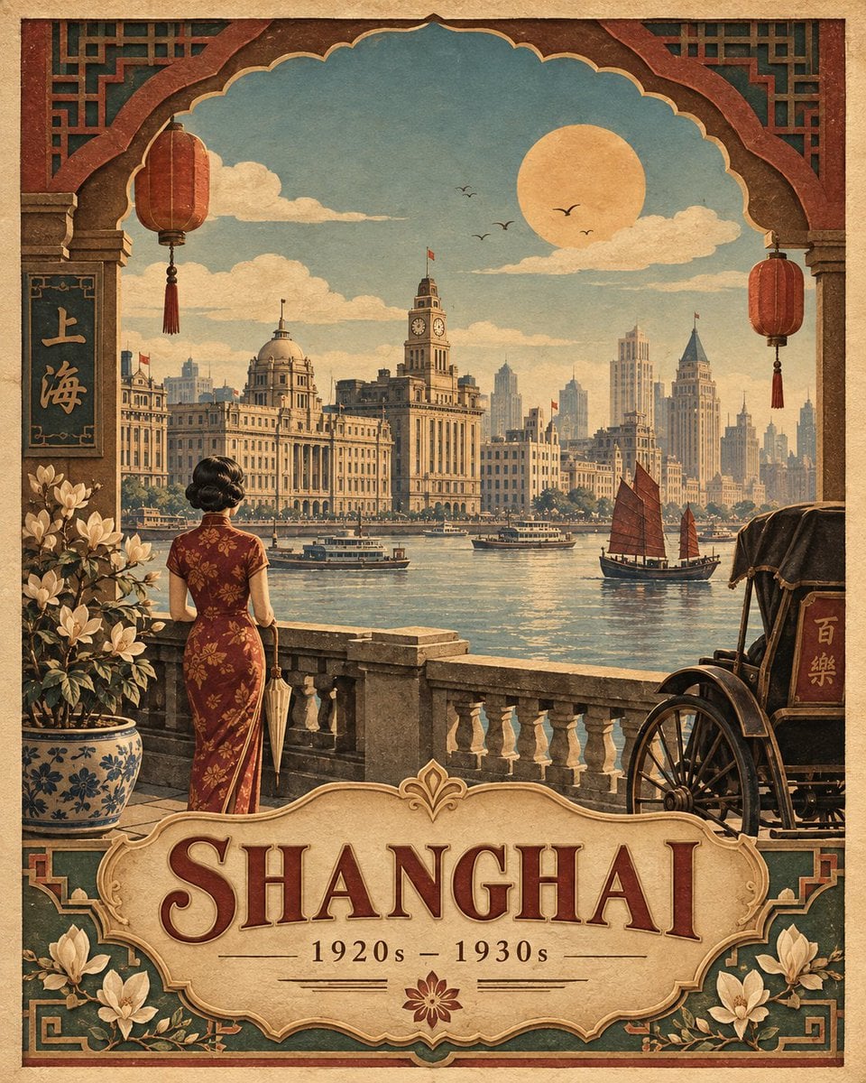 Vintage Travel Poster for Location