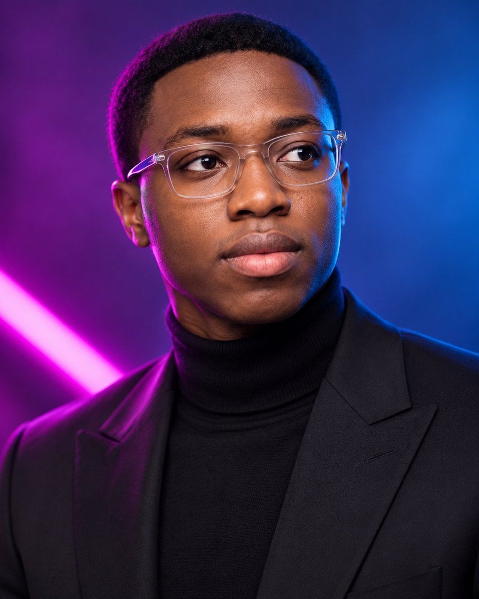 Confident Man Editorial Portrait