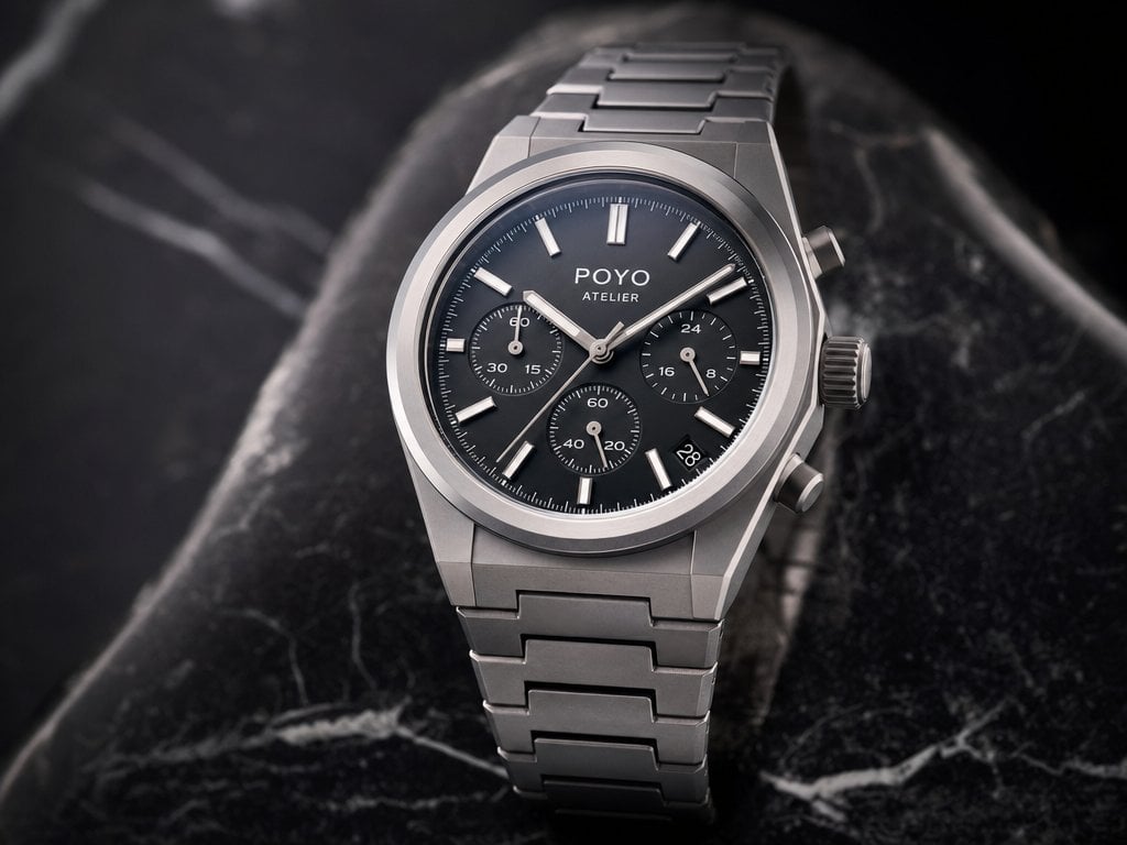 Luxury Watch on Marble Mockup