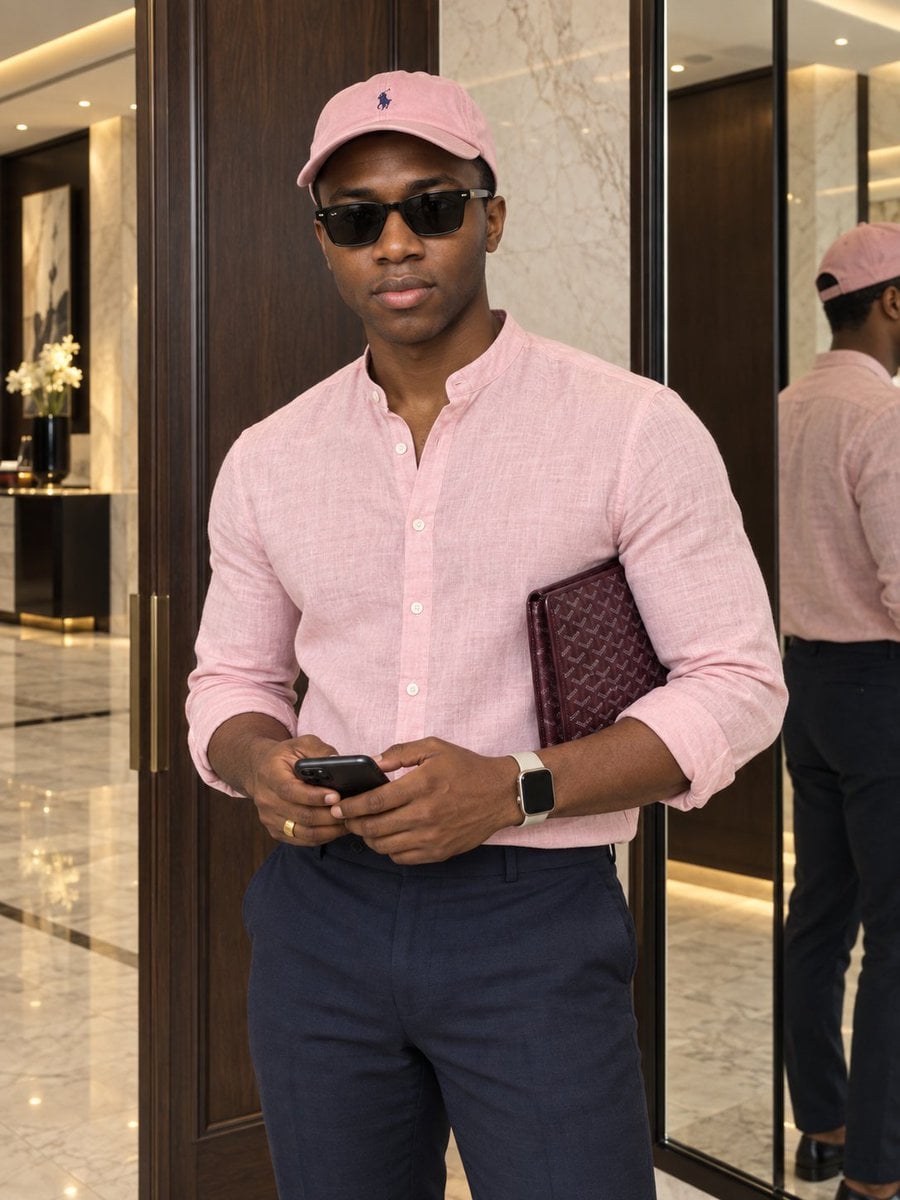 Confident Man In Luxurious Modern Interior