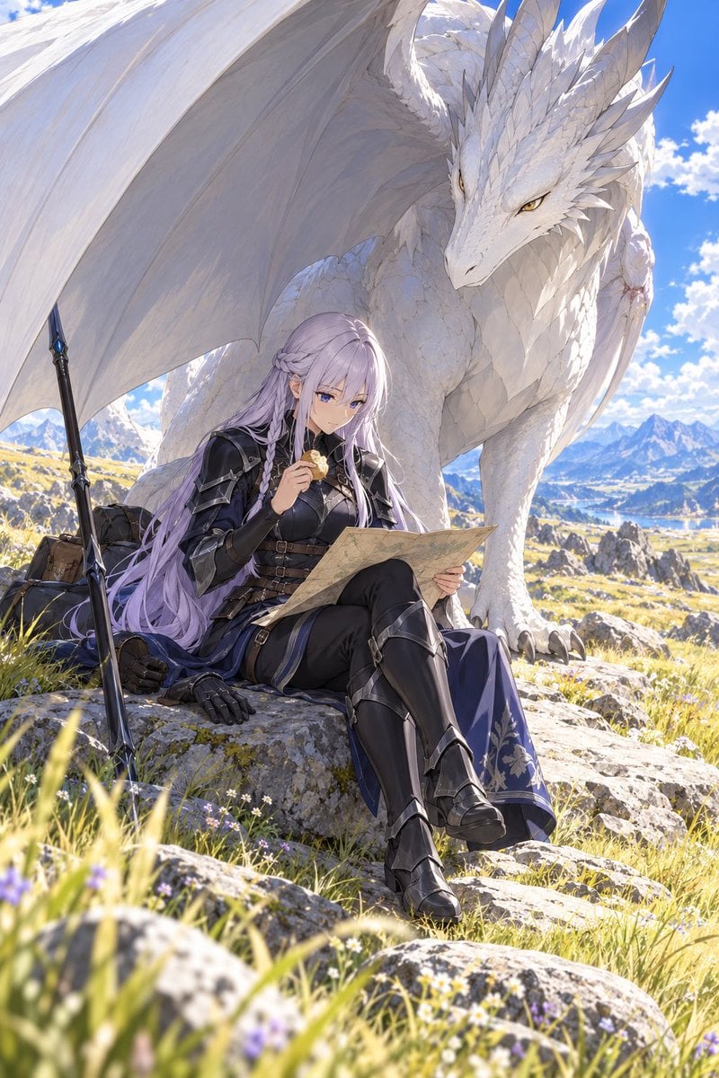 Dragon Knight Resting in the Shade