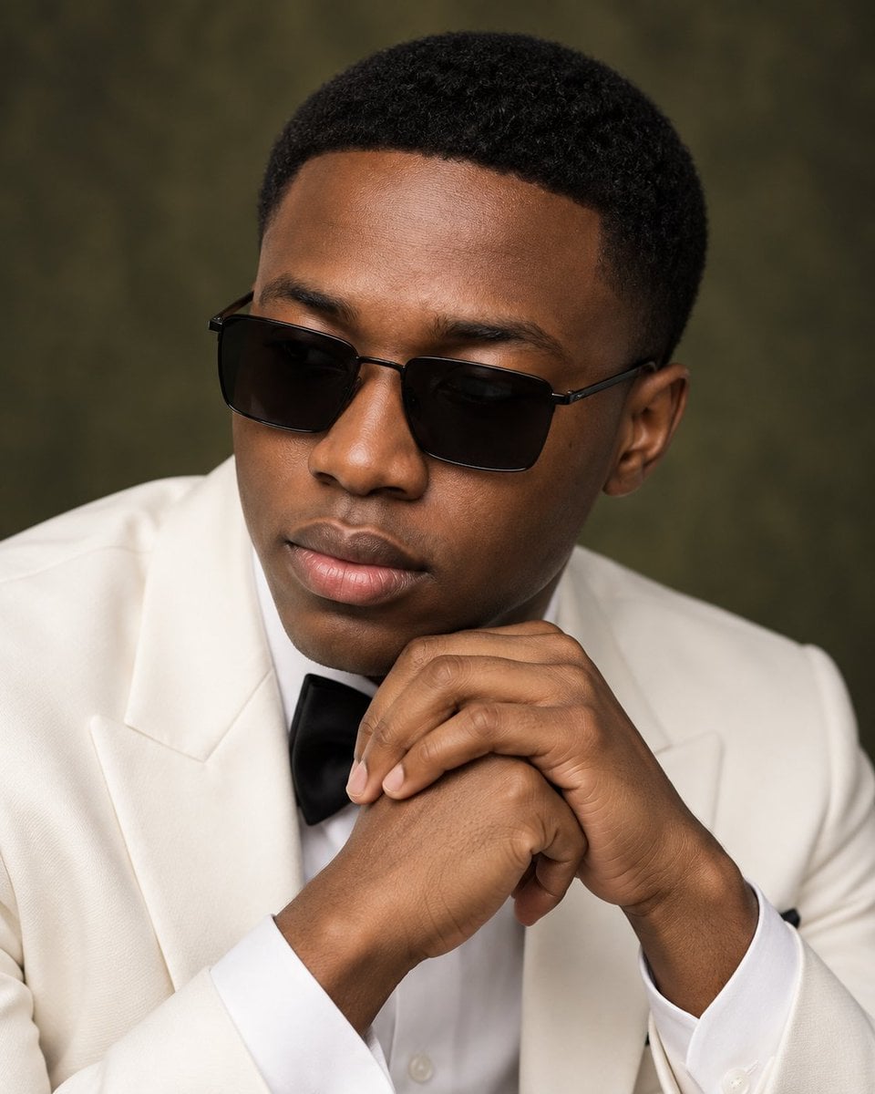 Close-Up Formal Studio Portrait