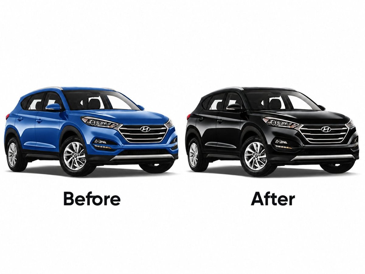 Recolor Car to Neon Black