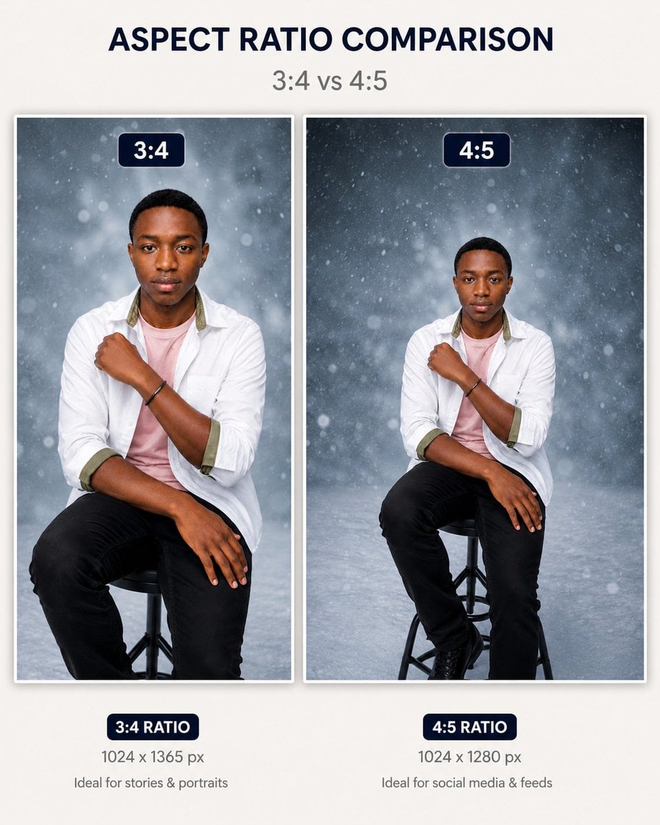 Reframe Photograph to Specified Aspect Ratio