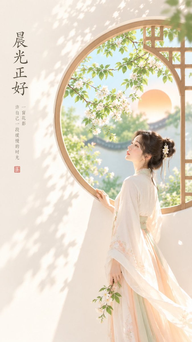 Zen Minimalist Vertical Cover Poster