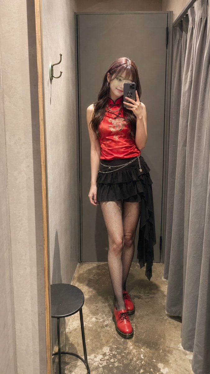 Full-Body Editorial Portrait of Young Woman