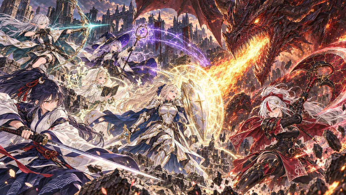 Dragon Battle with Betraying Axe-Wielder