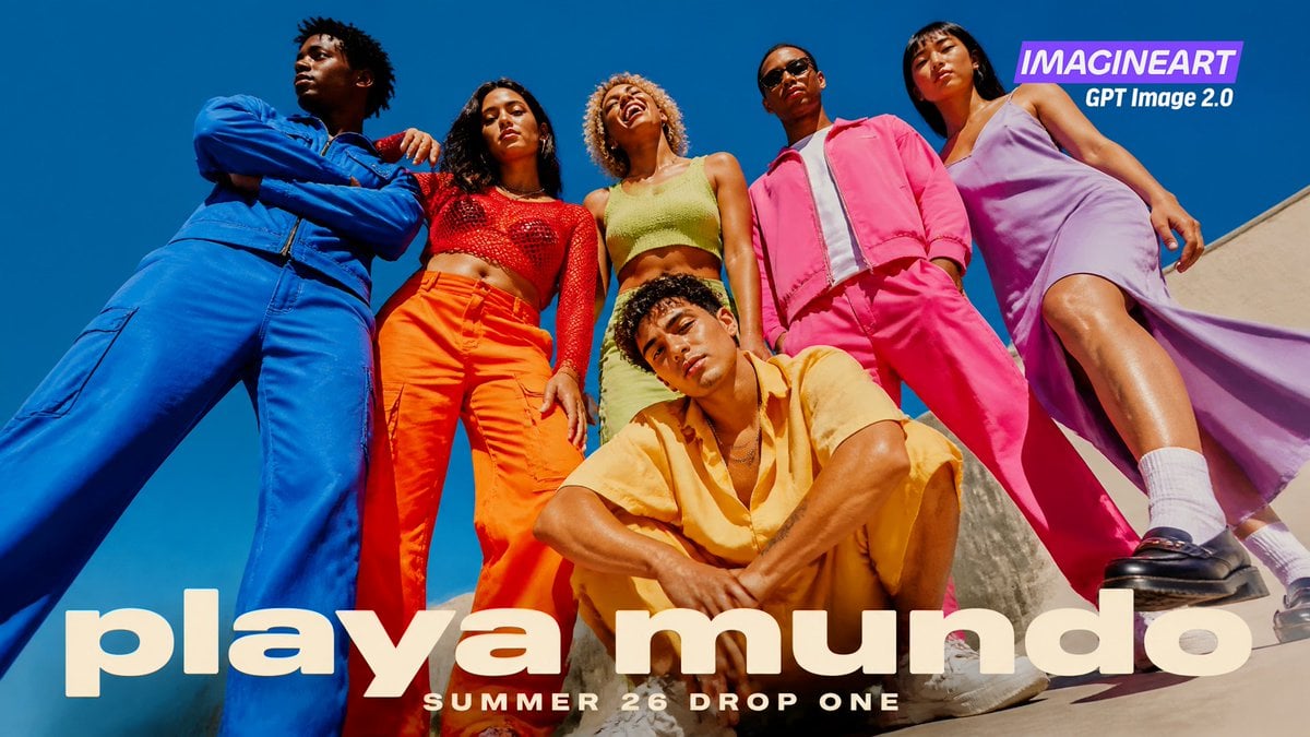 Fashion Ad with Tilted Ground Shot