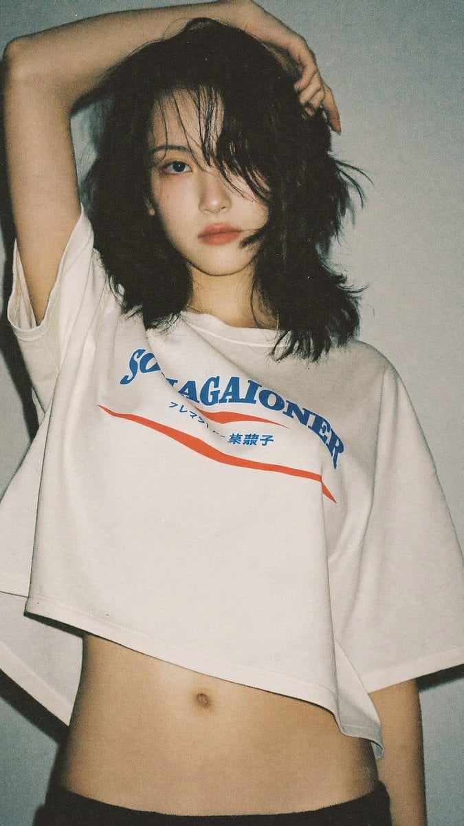 Analog-Film Style Portrait with Tousled Hair