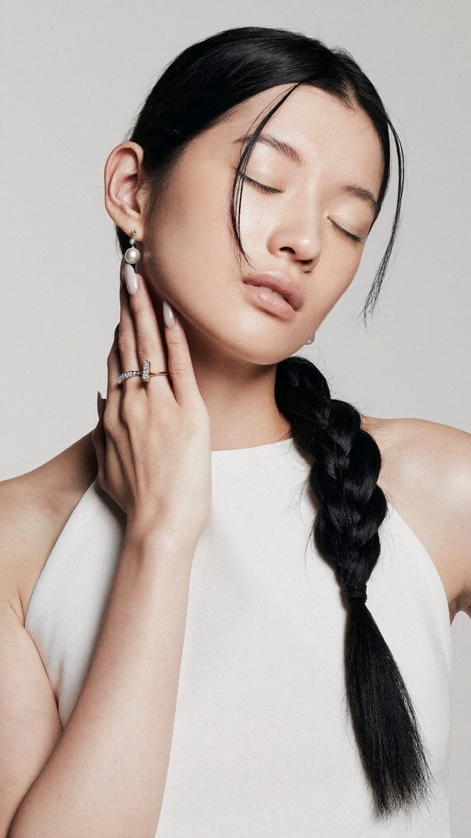 Studio Beauty Portrait with Side Braid