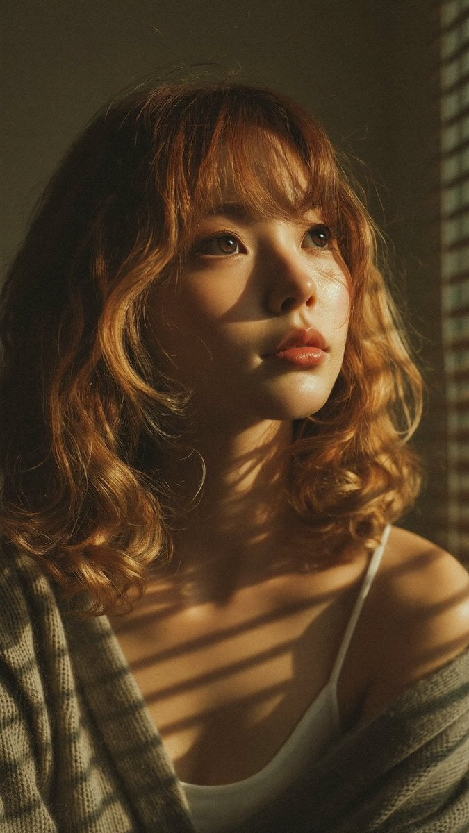 Cinematic Portrait with Honey Highlights