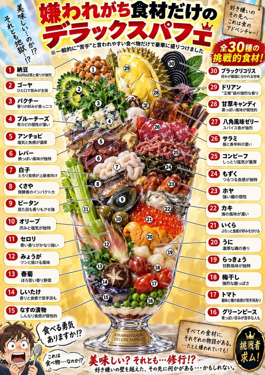 Deluxe Parfait of Disliked Foods