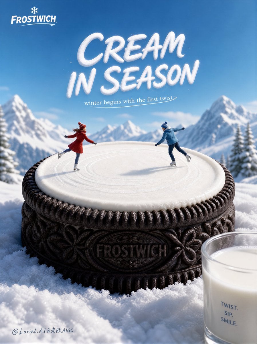 Cookie Cream as Miniature Skating Surface