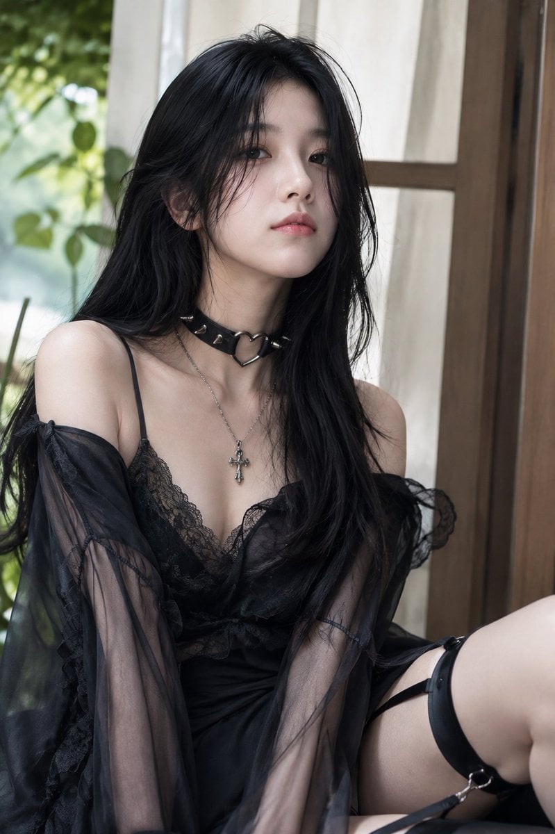 Vertical Candid Portrait of Woman