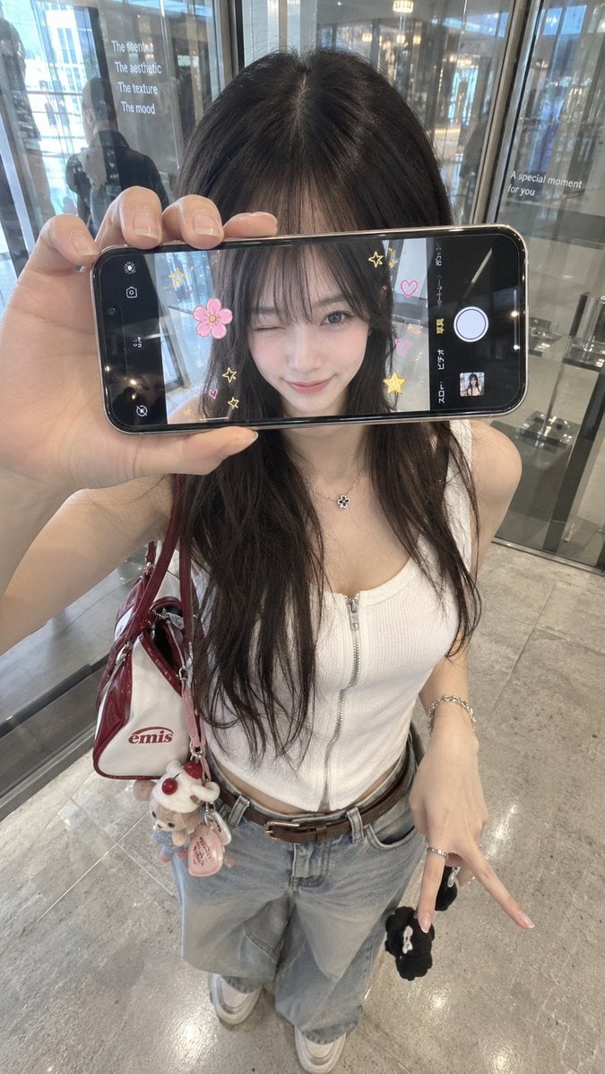 iPhone Portrait of Young Woman