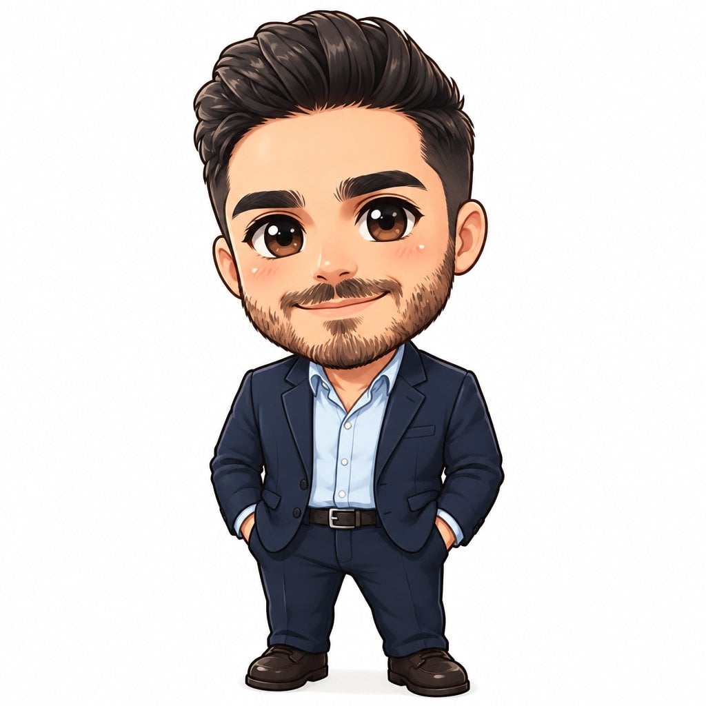 Chibi Character Sprite Sheet with 16 Poses