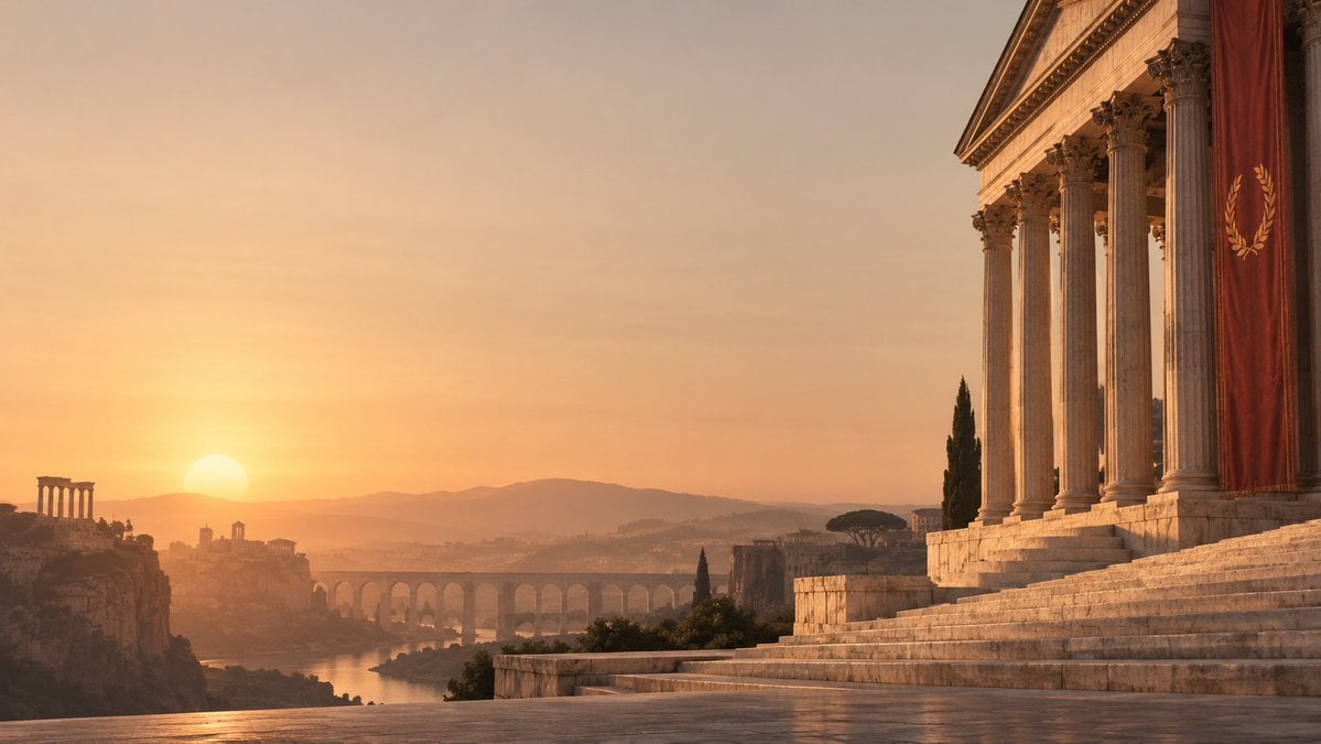 Ultra-Minimal Roman Empire Wallpaper
