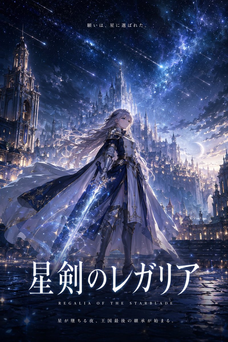 Fantasy Anime Knight Movie Poster