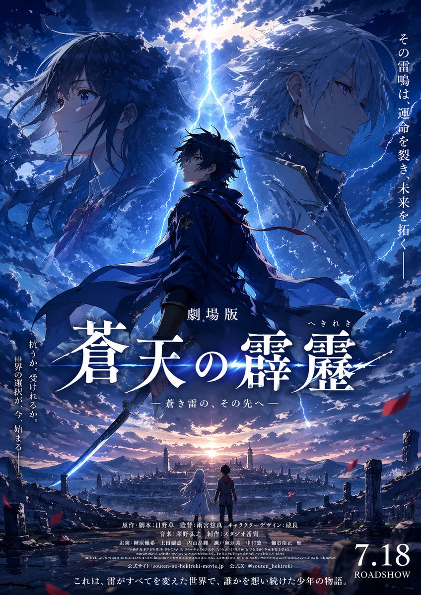 Fictional Anime Movie Poster