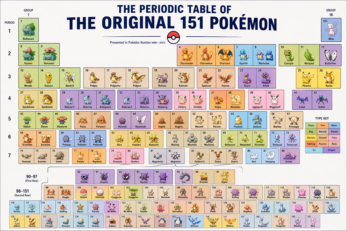 Themed Periodic Table Design