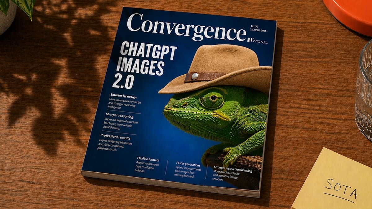 Magazine Cover with Cowboy Chameleon