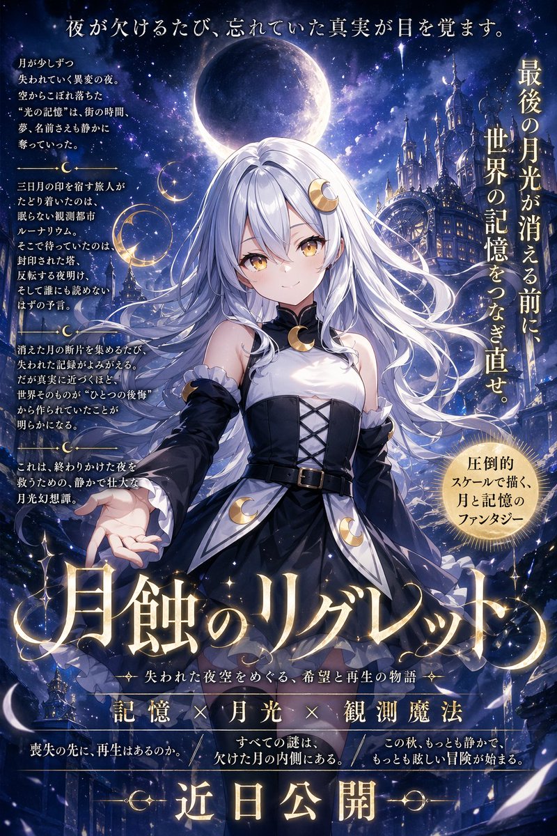 Celestial Anime Fantasy Movie Poster