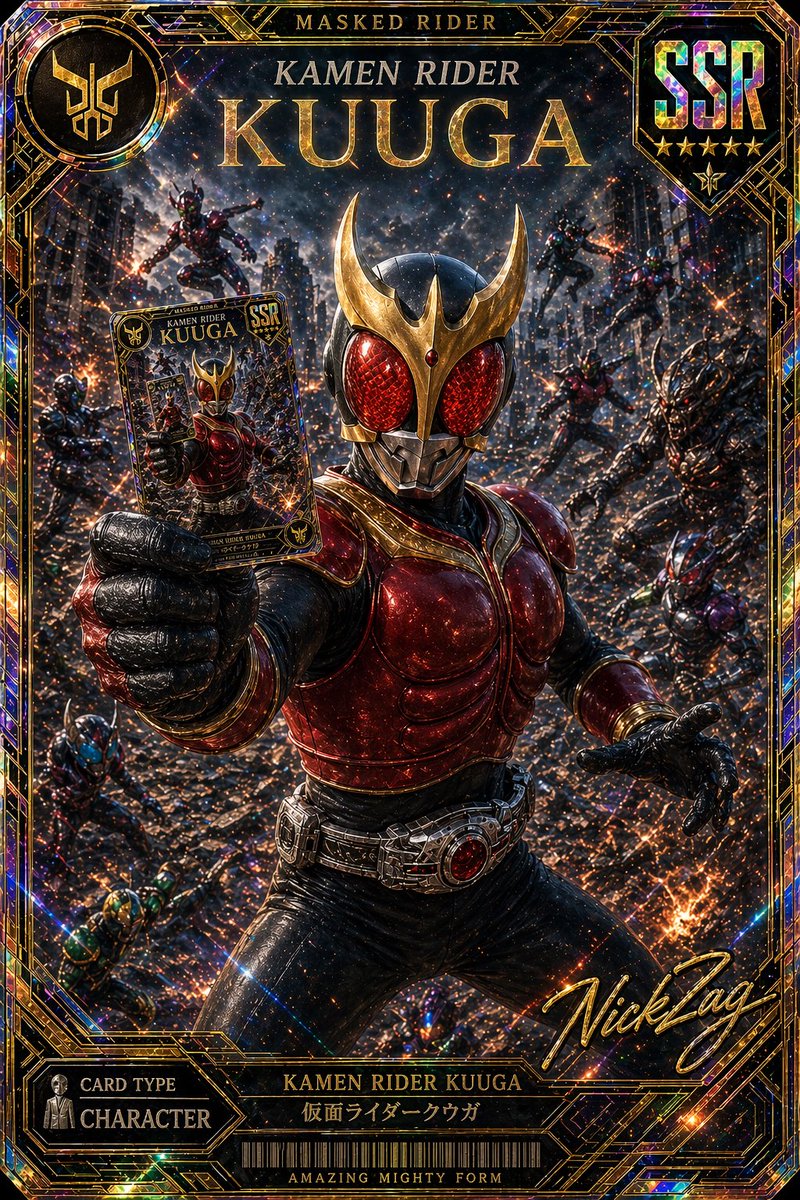 SSR Kamen Rider Kuuga Card