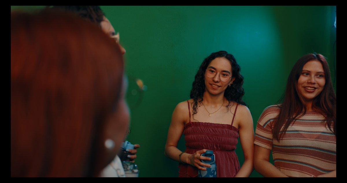 Cinematic Group in Front of Green Screen