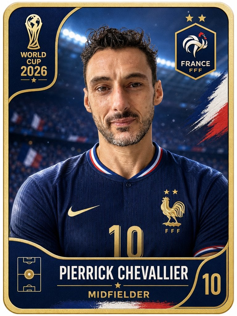 Panini World Cup Football Sticker Card