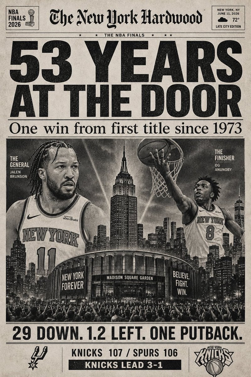 New York City Newspaper Front Page
