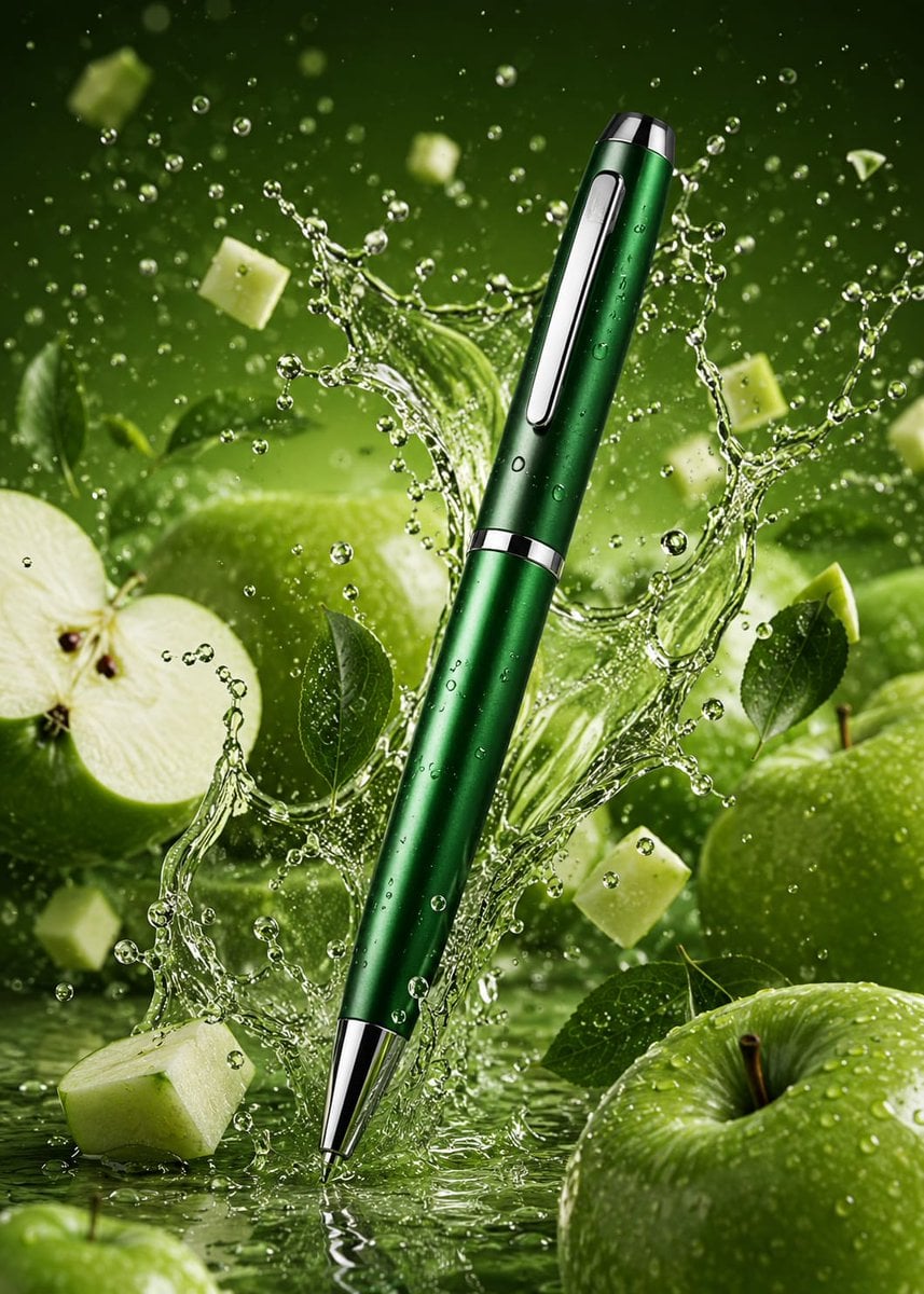 Ultra Iconic Green Apple Luxury Advertisement