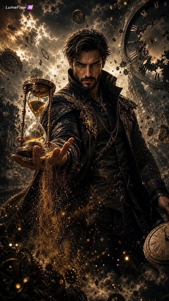 Ultra cinematic fantasy artwork The Collector of Time