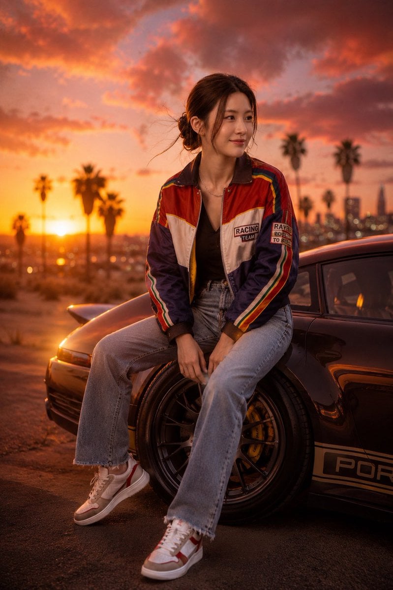 Cinematic Urban Desert Portrait