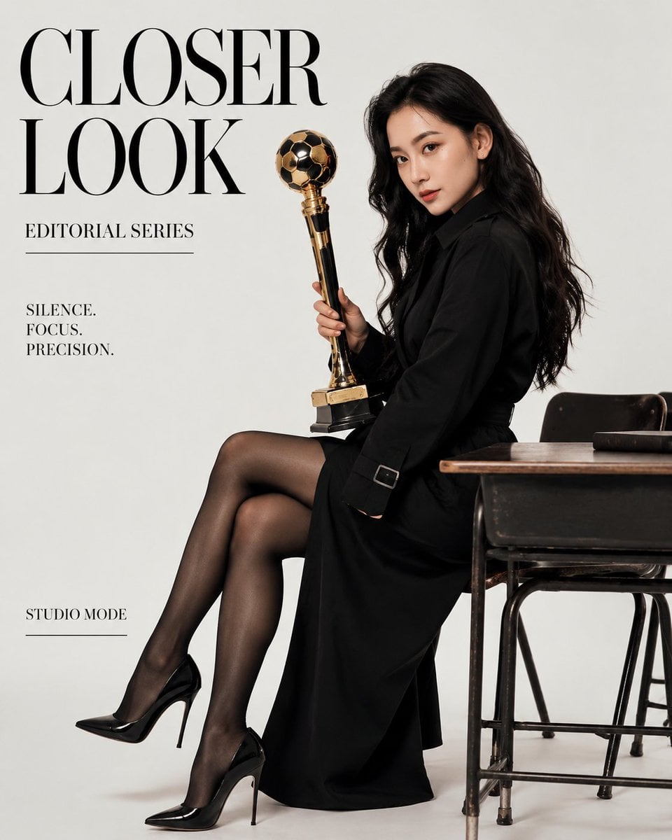 High-End Fashion Magazine Cover Portrait