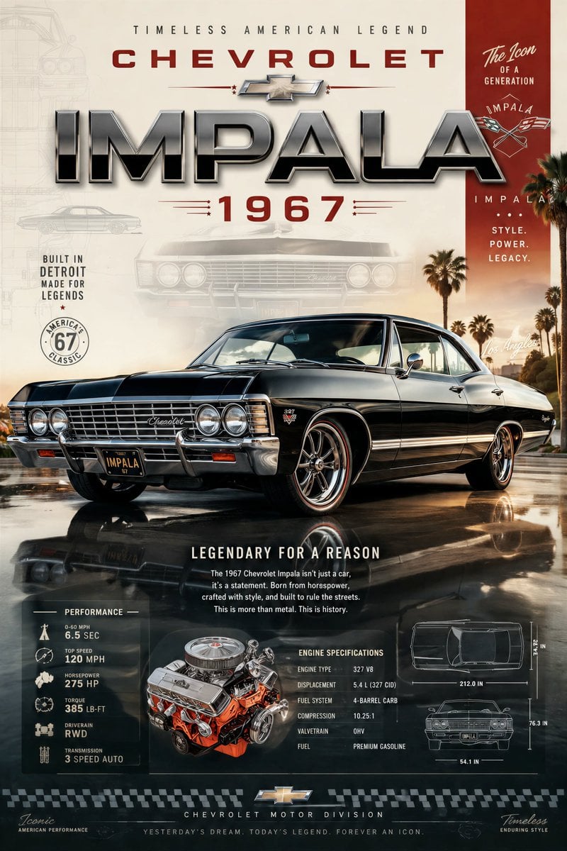 Premium Car Poster Generation Prompt