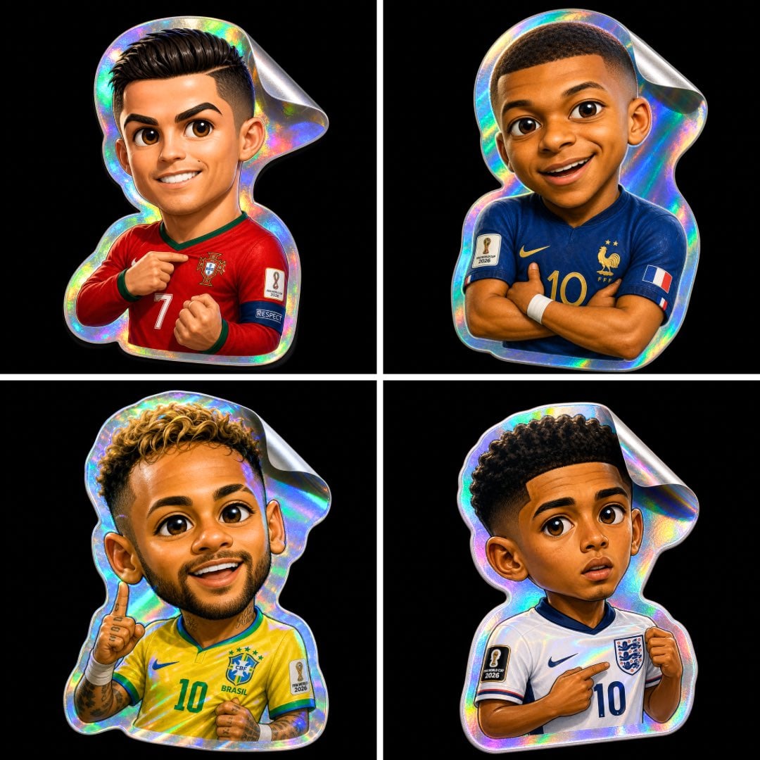 World Cup Player Stickers By Gpt Image 2