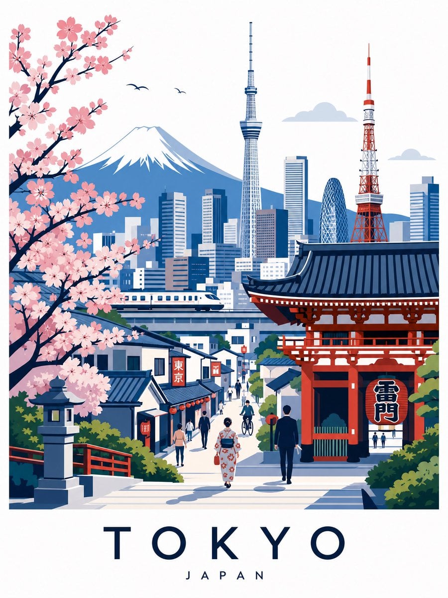 Use Case: Etsy/Print-On-Demand Travel Posters At Scale. One