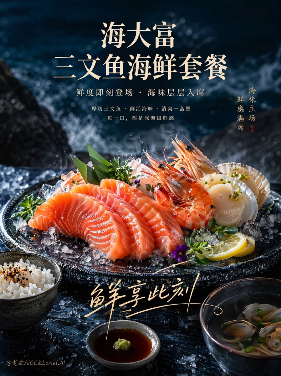 Gpt- Image 2 Prompt👇 Ultra-Realistic Premium Seafood Restaurant