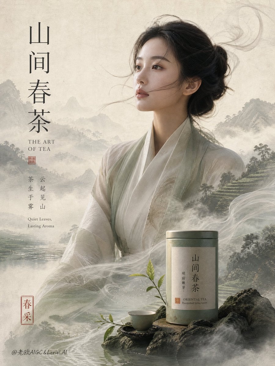 春茶 Tea... Gpt- Image 2 Prompt👇 Create A