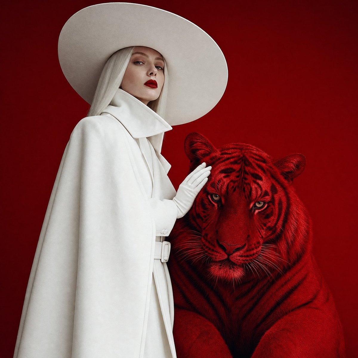 Power Wears White. Fear Wears Red. Made With