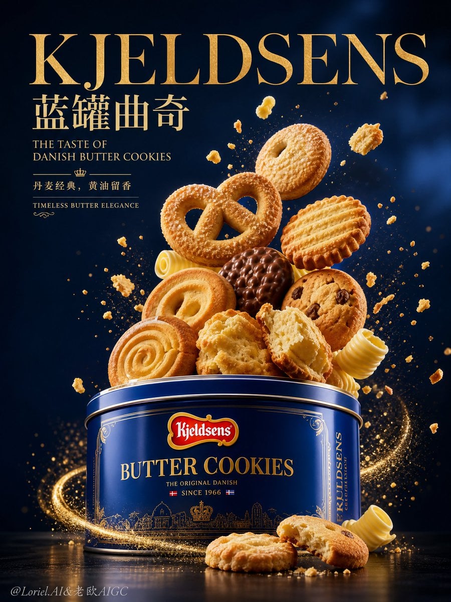 饼干系列-1 曲奇 Cookie Series-1: Cookies Gpt- Image 2