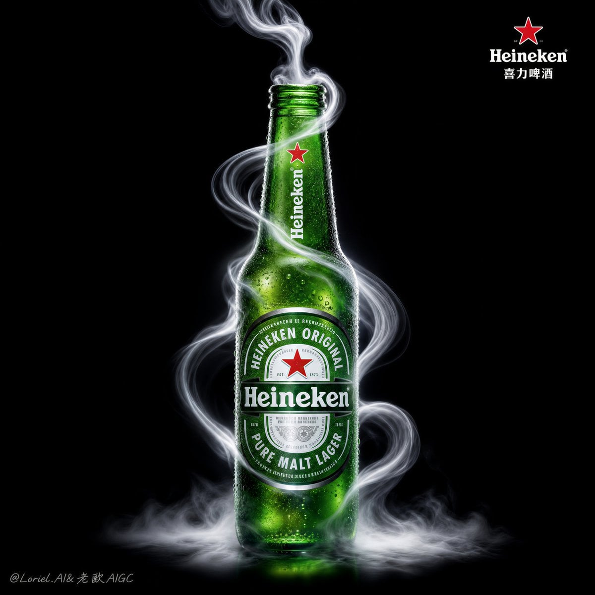 Gpt- Image 2 Prompt（Heineken）👇 Create An Ultra-Premium Advertising