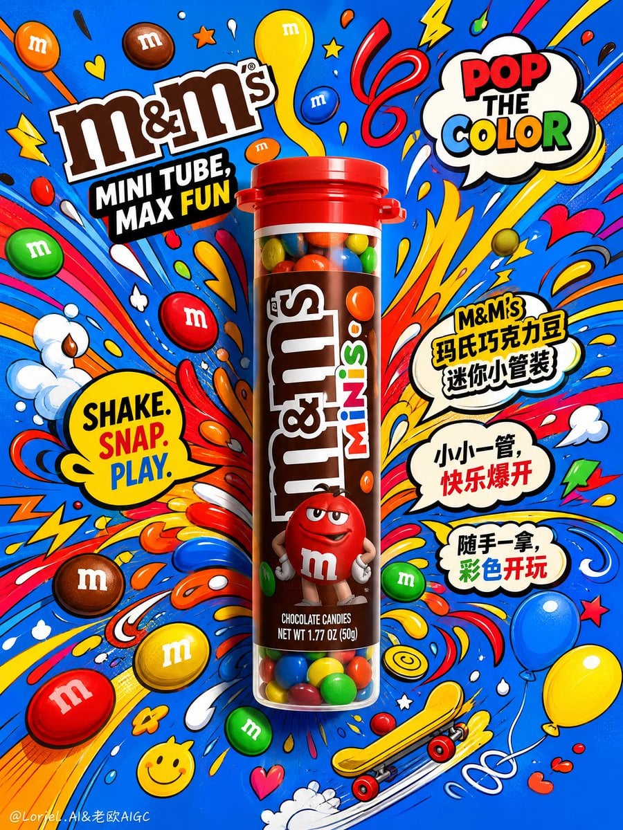 M&Amp;M’S 零售宣传 M&Amp;M’S Retail Campaign Gpt- Image 2