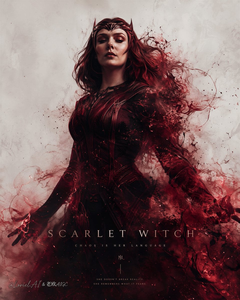Scarlet Witch Museum-Grade Character Poster