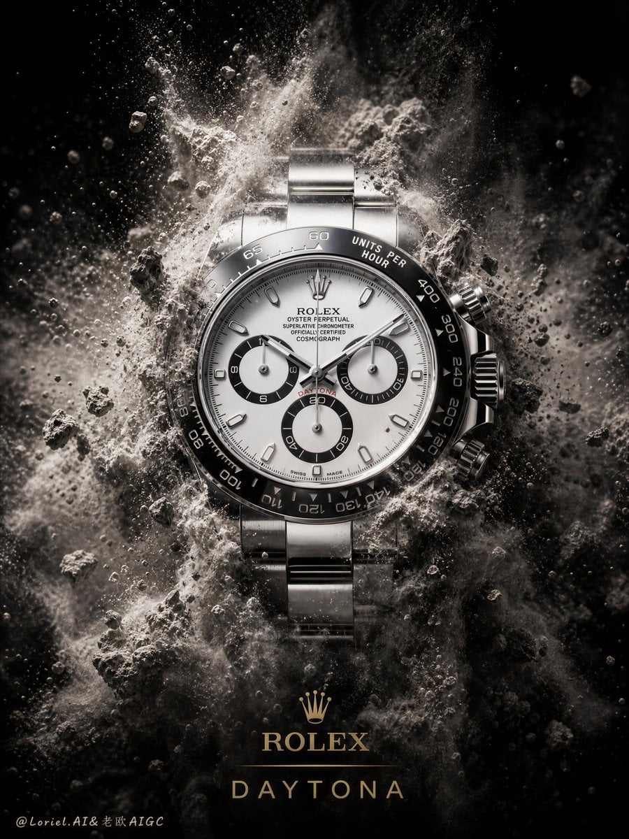Rolex Daytona Explosion Premium Poster